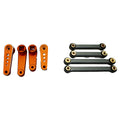 Aluminum Sway Bar Set (Gunmetal/Orange/Front/Rear)