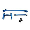 Aluminum Servo Mount & Steering Link (Blue)