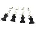 1/10 Black Alum EZ Pulls, 4pcs and Body Clips (8pcs)