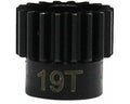 19T 0.5 Mod Hardened Steel Pinion Gear 1/8 Bore