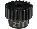 21T 0.5 Mod Hardened Steel Pinion Gear, 1/8 Bore
