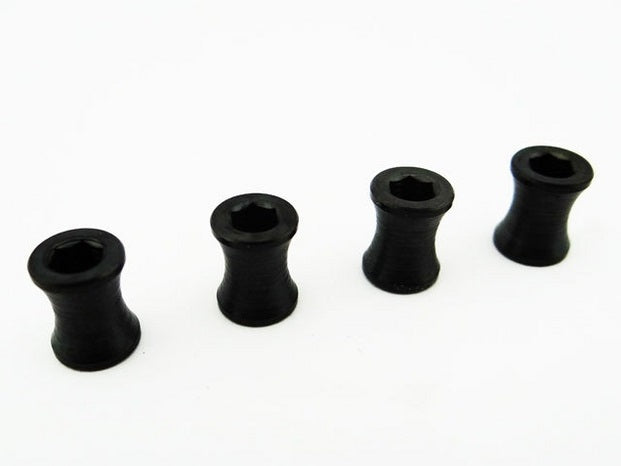Black Steel M4 Wheel Barrel Nut Fastener