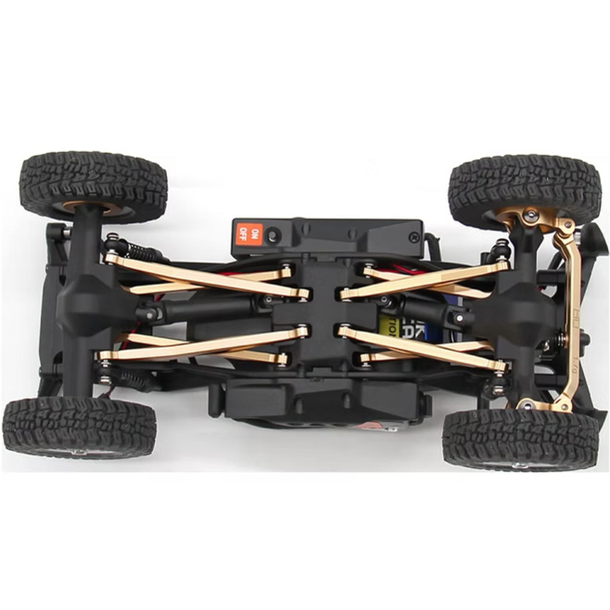No Flex Upgrade Brass Link Set, SCX30
