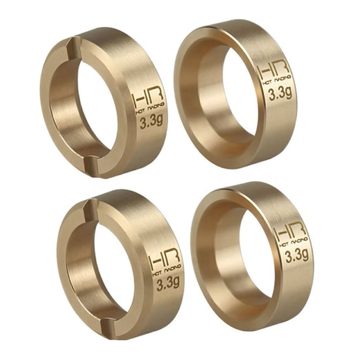 3.6g Brass Wheel Weights, SCX30