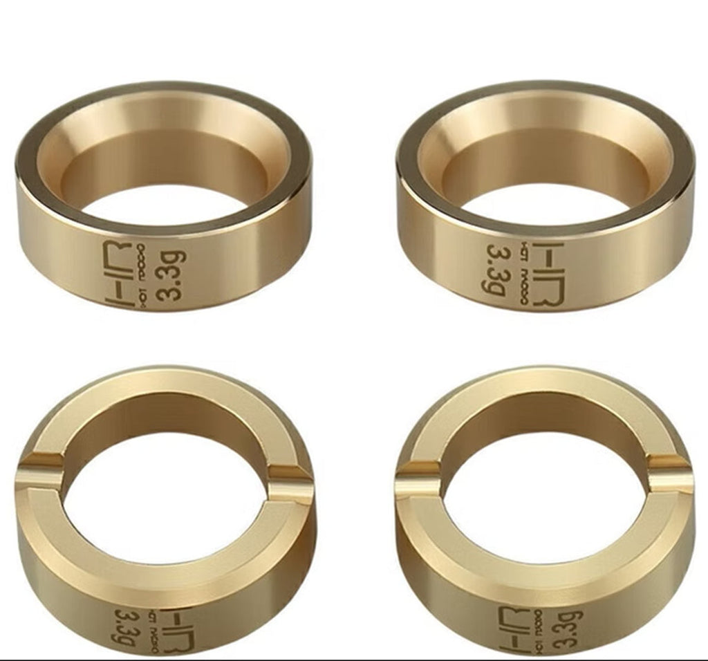 3.6g Brass Wheel Weights, SCX30