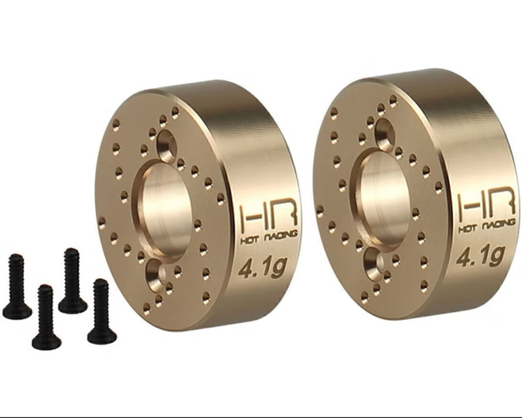 Brass Rear Hub 4.1g, SCX30