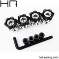 Hex Hub Adapters, 12mm to 17mm w/ 6mm Offset