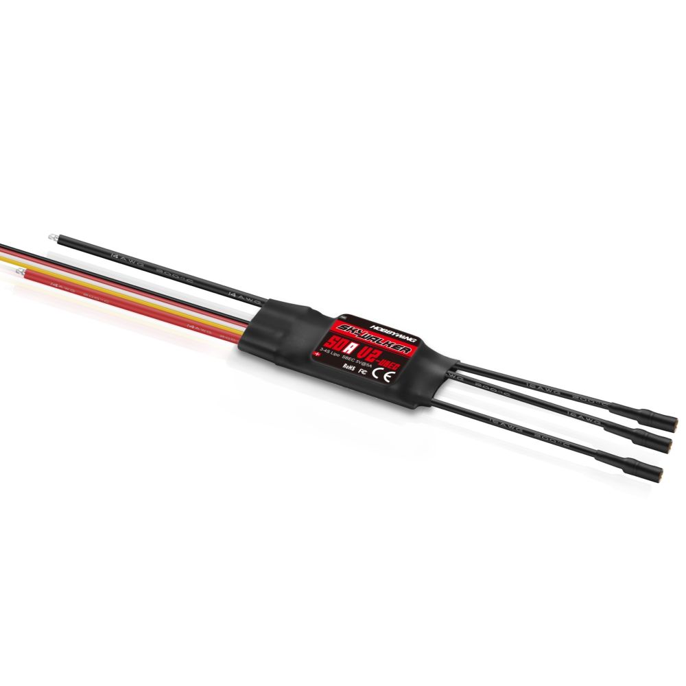 Hobbywing - Skywalker 50A V2 UBEC ESC, 3-4S