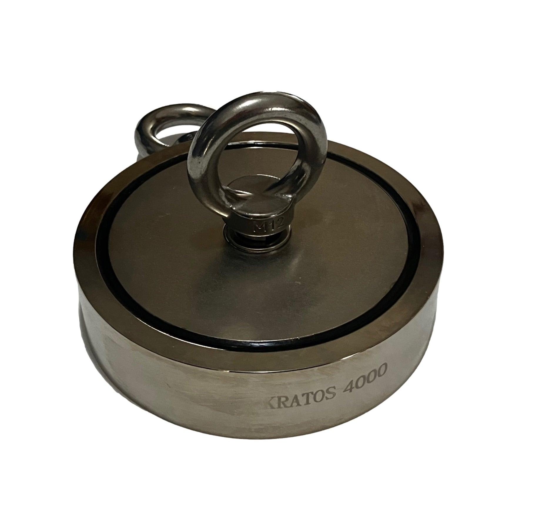 Kit de pesca con imán clásico de neodimio de doble cara Kratos 4000