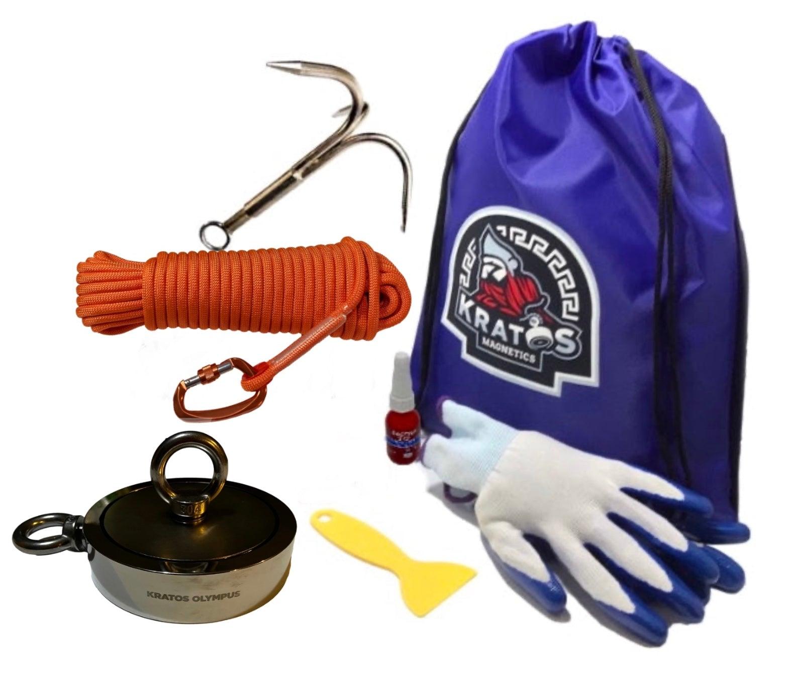 Kit de pesca con imán clásico de neodimio de doble cara Kratos 4600 Olympus