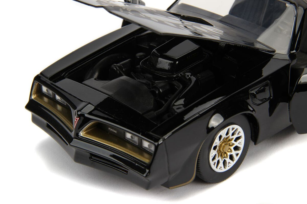 Tego���s 1977 Pontiac Firebird Black "Fast & Furious" Movie 1/24 Diecast Model Car by Jada