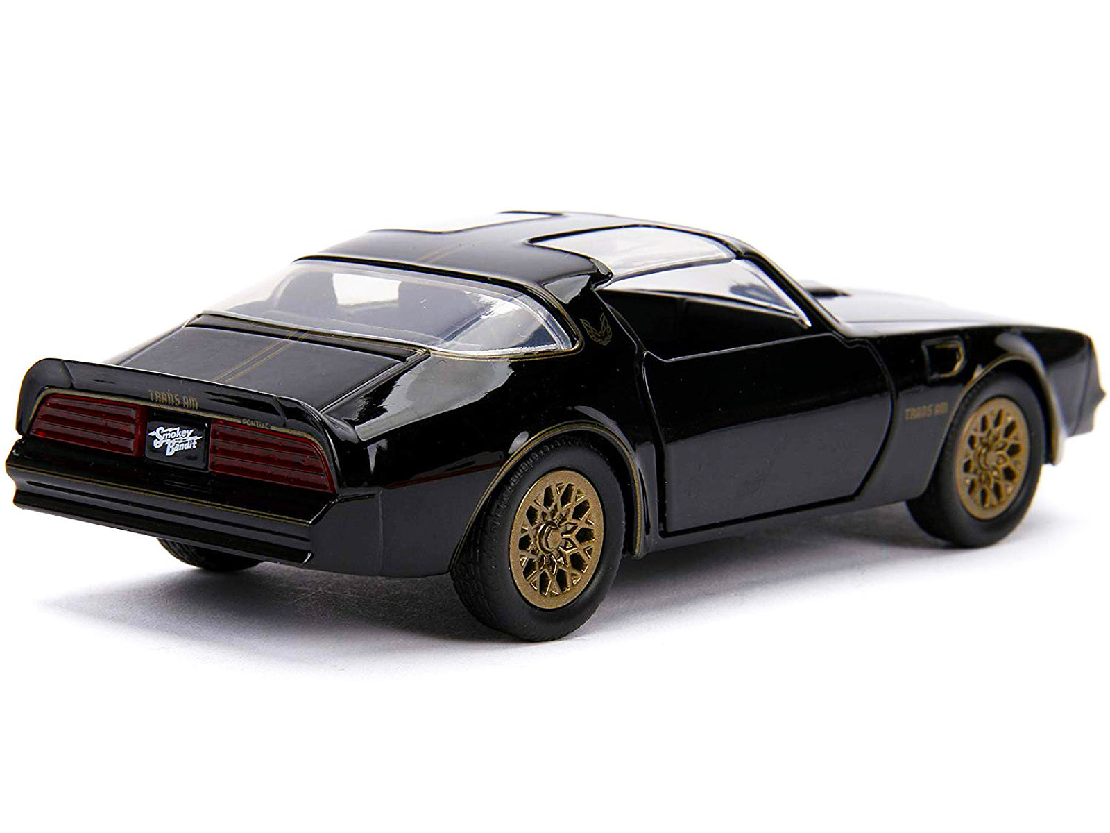 1977 Pontiac Firebird Black "Smokey and the Bandit" (1977) Movie "Hollywood Rides" Series 1/32 Diecast Model Car by Jada
