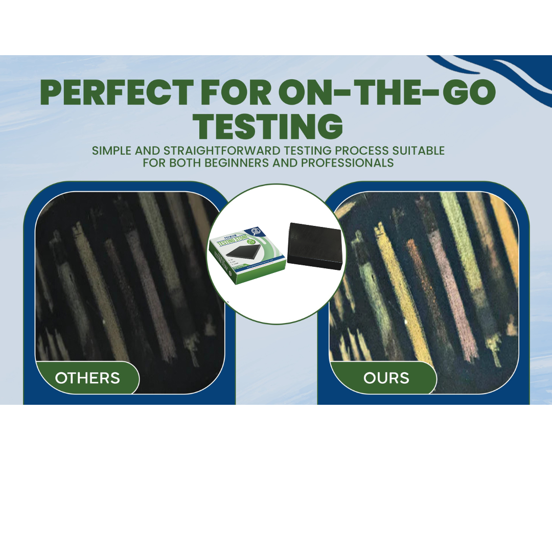 Gold Testing Kit 10K, 14K, 18K Acids, Test Needles & Stone