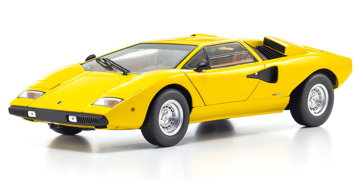 1/18 LAMBORGHINI COUNTACH LP400 (YELLOW) Diecast Model