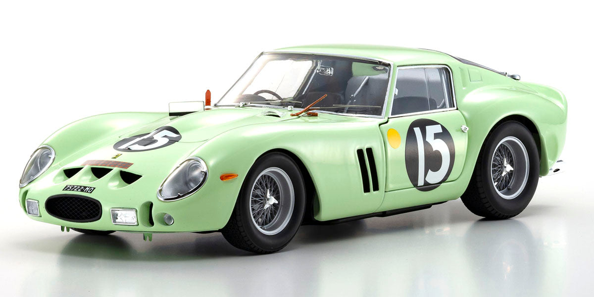 1/18 Ferrari 250GTO 1962 Good Wood #15 (Light Green) Diecast