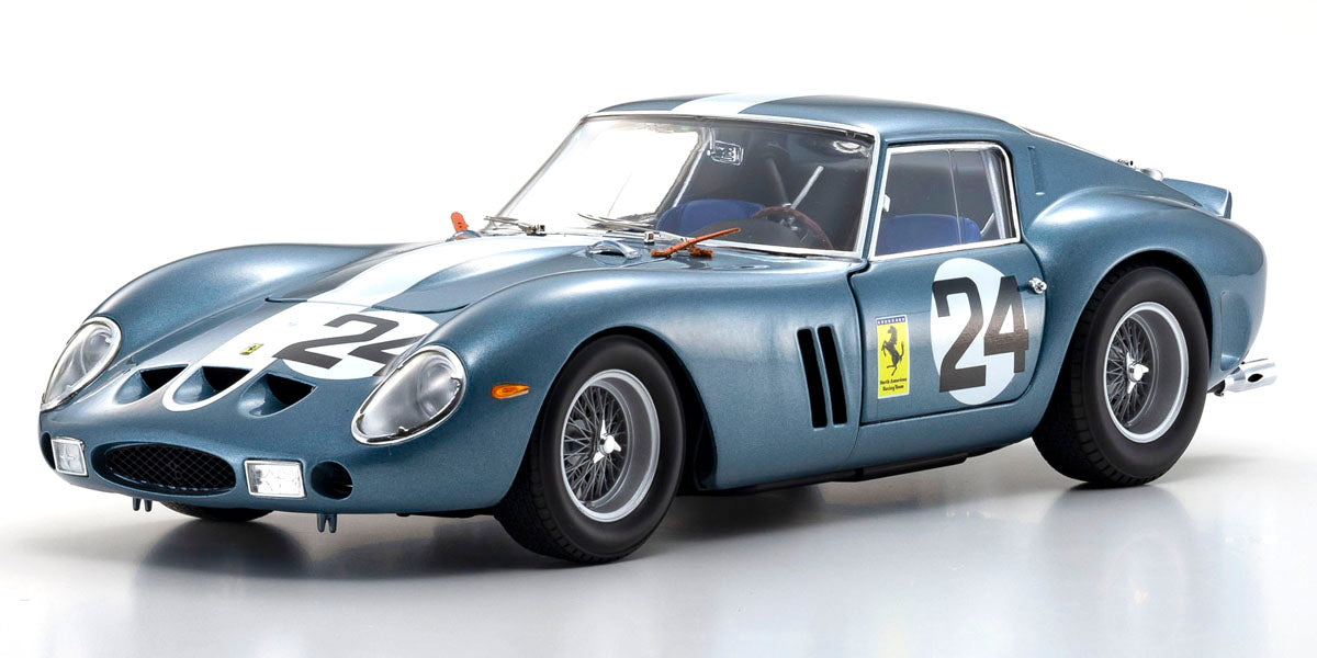 1/18 FERRARI 250GTO 1962 SEBRING #24 (BLUE) Diecast