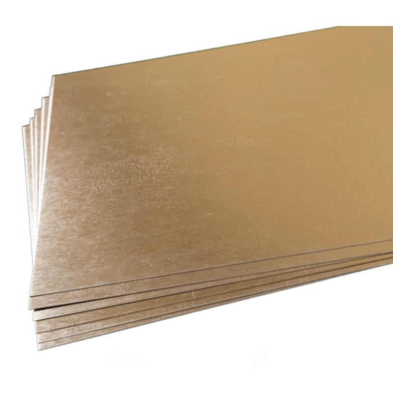 Aluminum Sheet: 0.016" Thick x 4" Wide x 10" Long