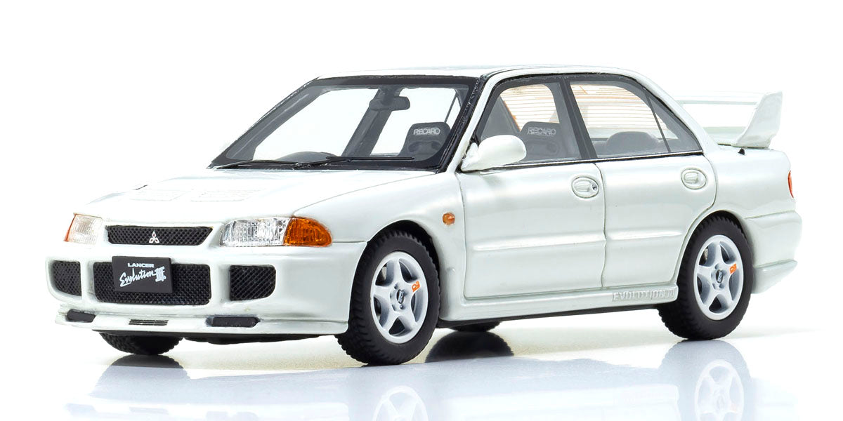 Kyosho Original Diecast 1/43 Mitsubishi Lancer Evolution III White