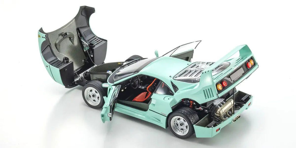 1/18 Ferrari F40 Scale Model, Mint Green