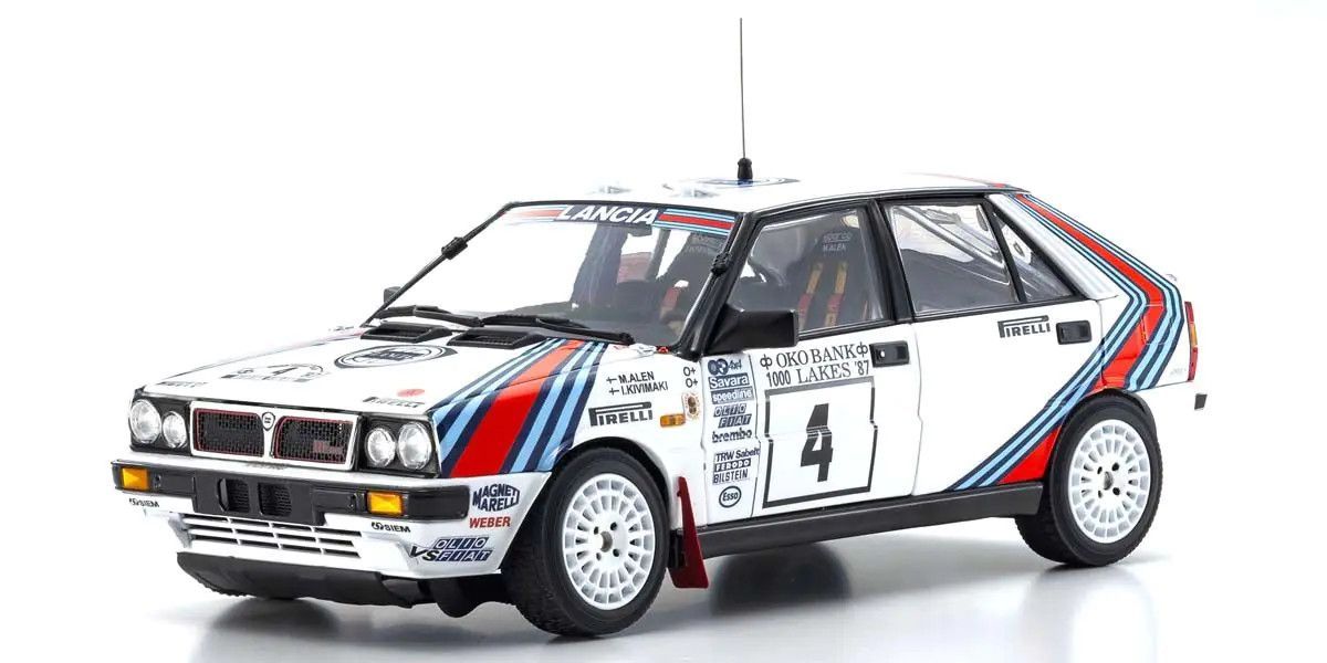 1/18 Lancia Delta HF 4WD 1000 Lakes Team Lancia 1987 #4, Die Cast Model