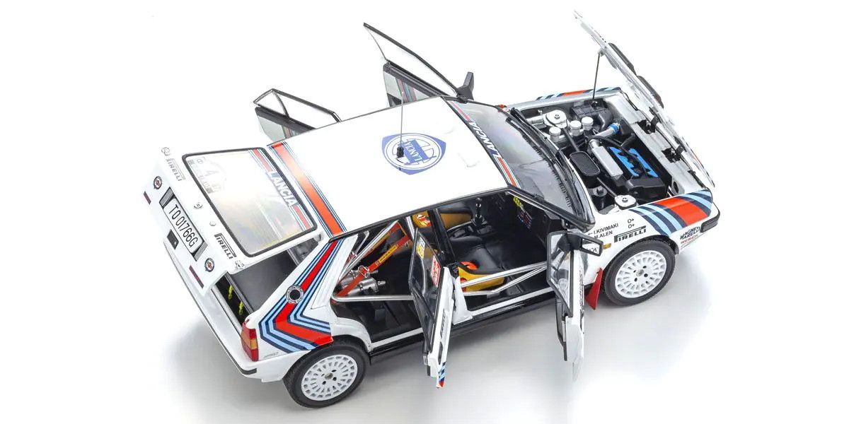 1/18 Lancia Delta HF 4WD 1000 Lakes Team Lancia 1987 #4, Die Cast Model