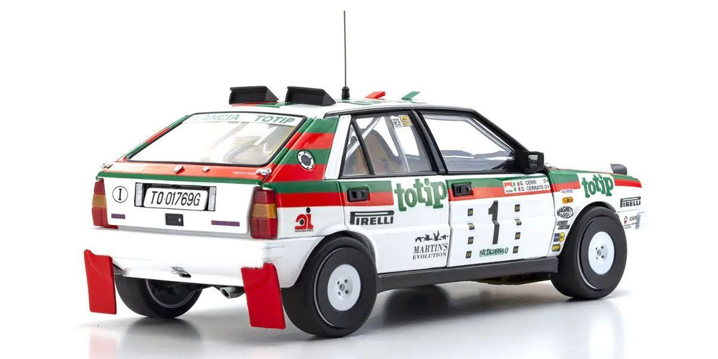 1/18 Lancia Delta HF 4WD Targa Florio Team Lancia Totip 1987 #1, Die Cast Model