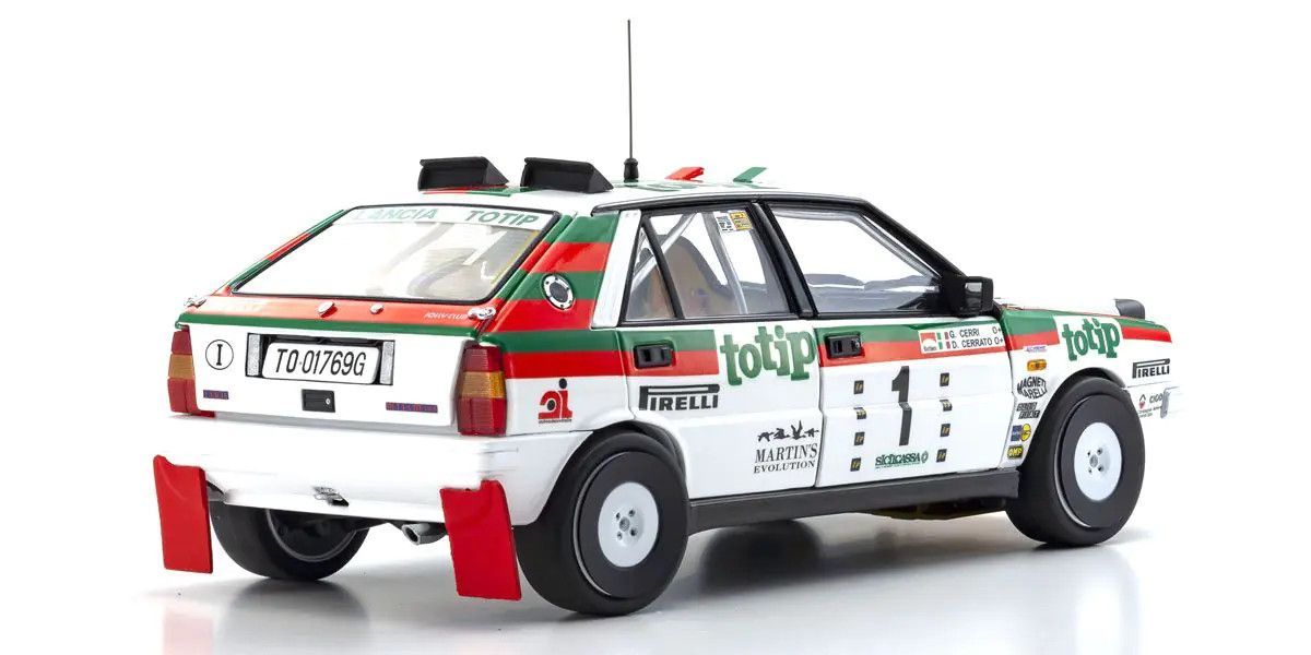 1/18 Lancia Delta HF 4WD Targa Florio Team Lancia Totip 1987 #1, Die Cast Model