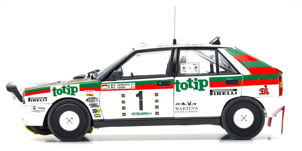 1/18 Lancia Delta HF 4WD Targa Florio Team Lancia Totip 1987 #1, Die Cast Model