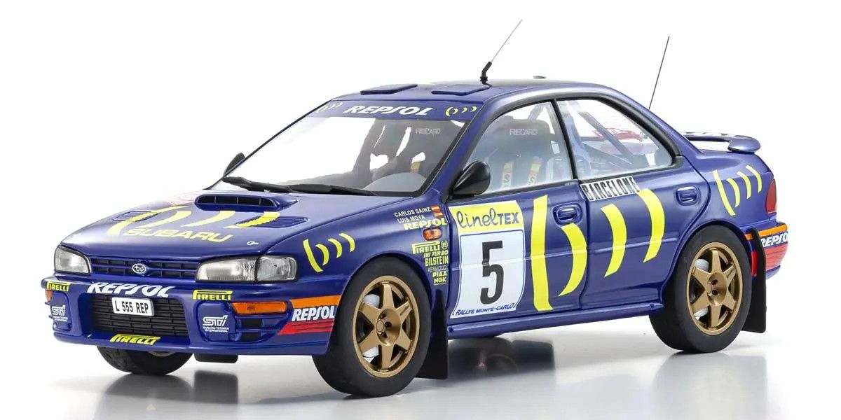 1/18 Scale Subaru Impreza 1995 Monte Carlo #5 Model Diecast Car