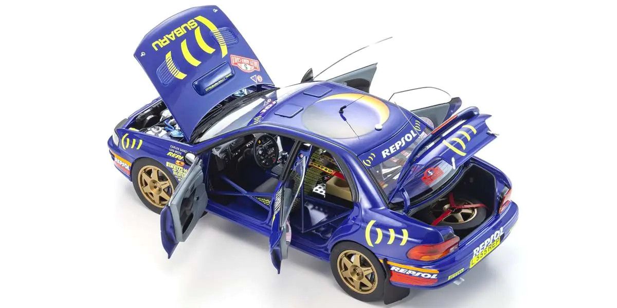 1/18 Scale Subaru Impreza 1995 Monte Carlo #5 Model Diecast Car