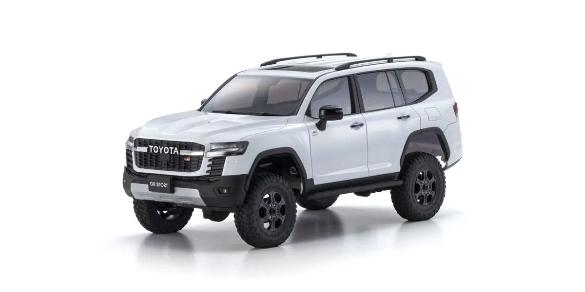 Mini-Z 4x4 Toyota Land Cruiser 300 GR Sport MX-01 Readyset, Precious White Pearl