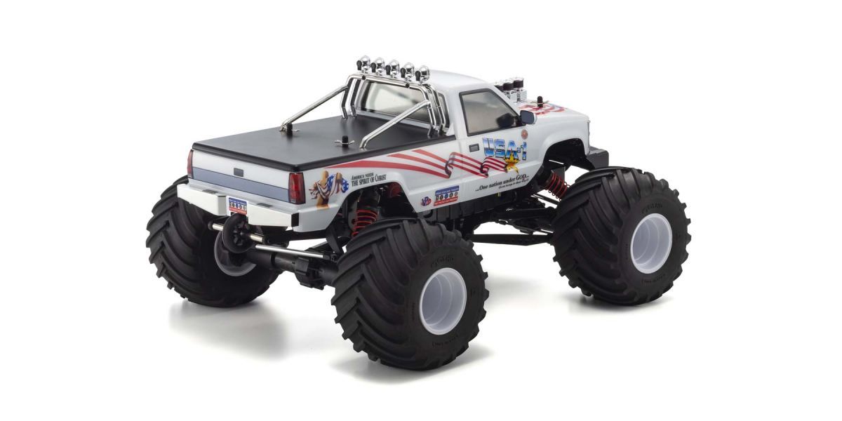 Kyosho - 1/8 Scale Radio Controlled 4WD Monster Truck USA-1 VE