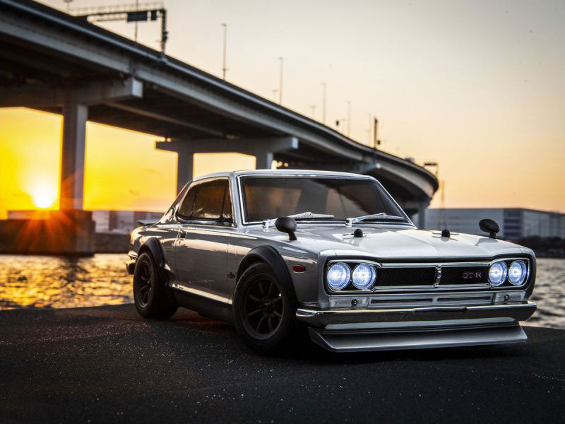 1/10 EP 4WD Fazer Mk2 FZ02 Nissan Skyline 2000GT-R (KPGC10), ReadySet, Tuned Version, Silver