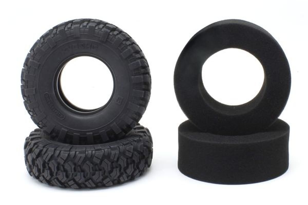 Tire set w/inserts (KC10/110x37/#40/2pcs)
