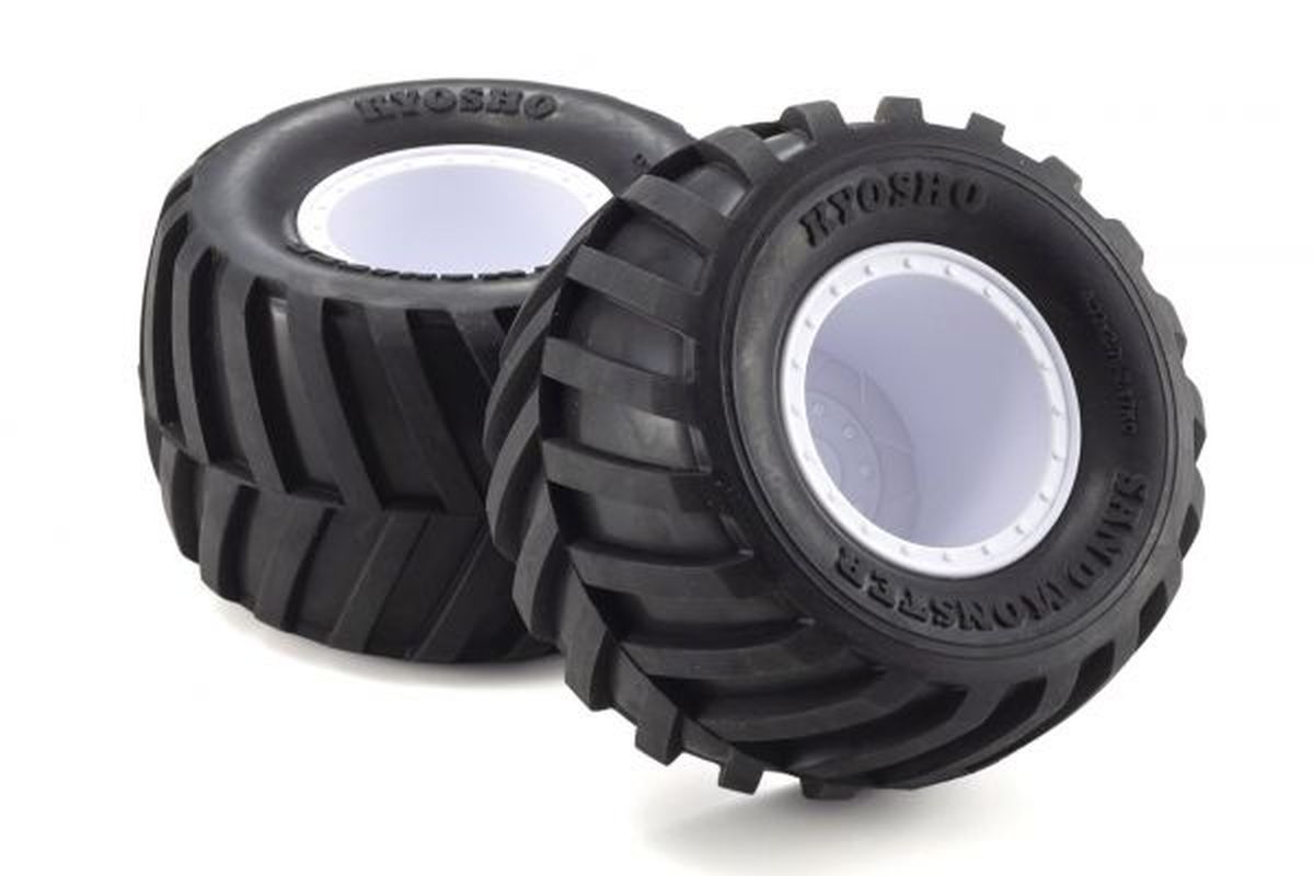 Glued Tire Wheel (FZ-02L-BT/W/Soft/2pcs)