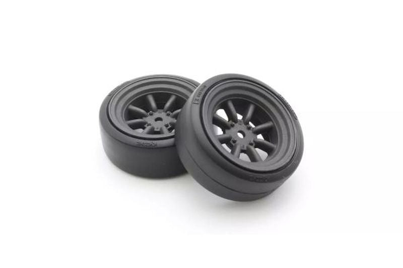 Premounted D-Tire FD2 (8S Watanabe Wheel/BK/2pcs)