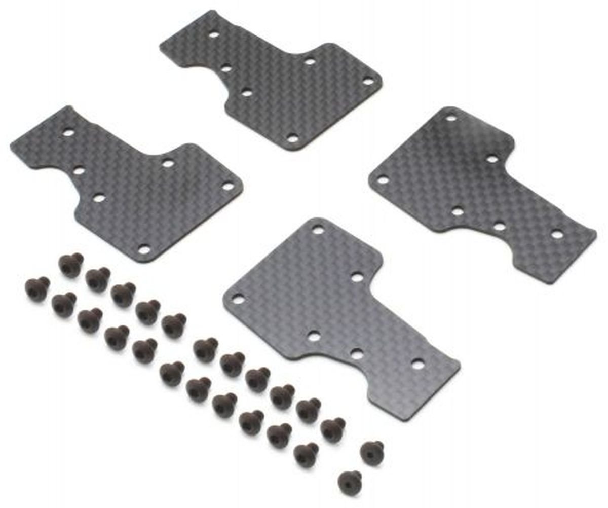 Carbon Rear Lower Suspension Plate Set (MP11)