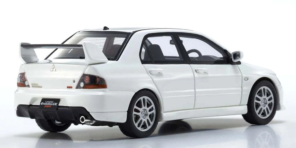 1/43 Scale Mitsubishi Lancer Evolution IX MR, White Diecast Car