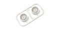 Multi Wheel with Offset 0 (White/AWD/2pcs.)