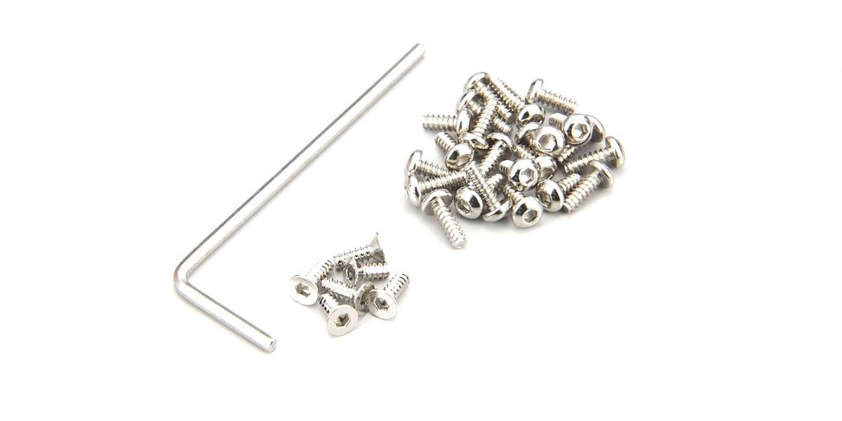 Button Hex Screw Set (MINI-Z AWD/Nickel)