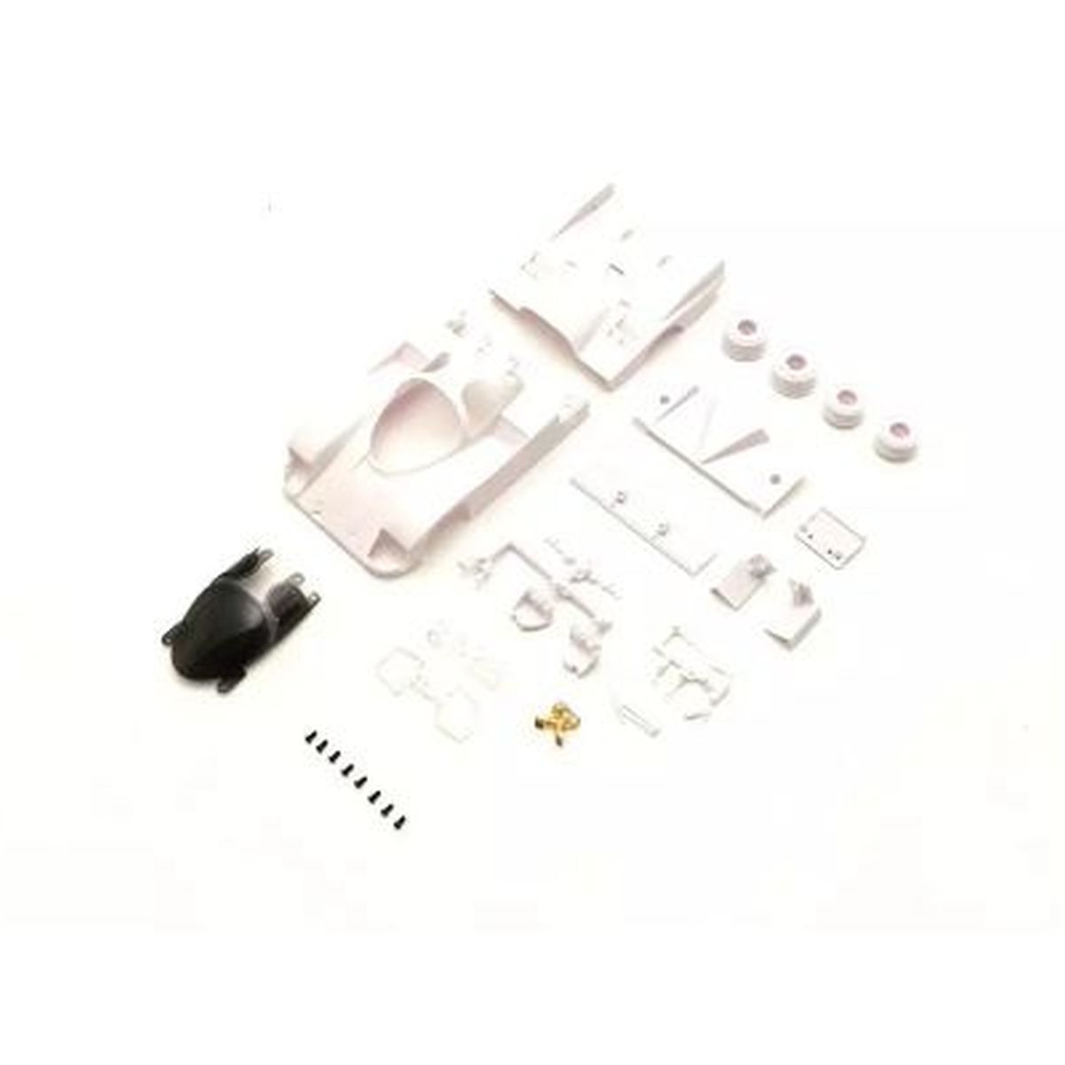 Kyosho - Porsche 962 C Coupe LH White Body Set (w/Rims)