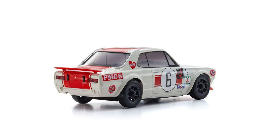 1972 Nissan Skyline White/Red 2000GT-R (KPGC10) Racing #6  Auto Scale Body