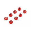 Kyosho - M2 Aluminum Nylon Color Nut 8pcs (Red)