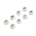 Kyosho - M2 Aluminum Nylon Color Nut 8pcs (Silver)