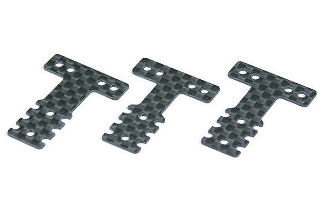 Carbon Rear Suspension Plate Set, Mini-Z