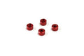Al Friction Mount Collar (3.0mm/Red/4pcs)