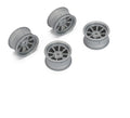 8 Spoke Wheel +4mm (Gray), for LMX