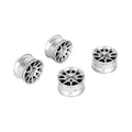10 Spoke Wheel +4mm (Silver), for LMX