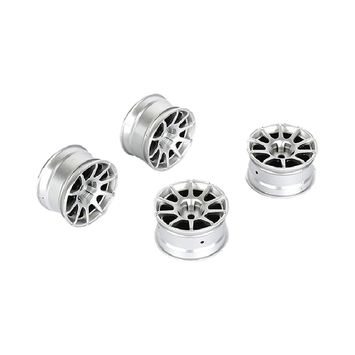 10 Spoke Wheel +4mm (Silver), for LMX