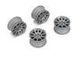 10 Spoke Wheel +4mm (Gray), for LMX